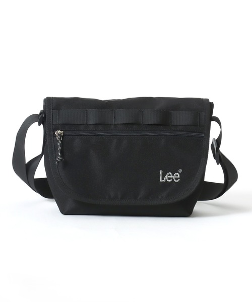 Lee(リー)の「Lee/リー 撥水 ロゴ ワンポイント刺繍 テープ付き フラップショルダーバッグ/レディース メンズ(ショルダーバッグ・メンズ・ベージュ/カーキ/ブラック/グレー・FREE)」の13枚目の写真