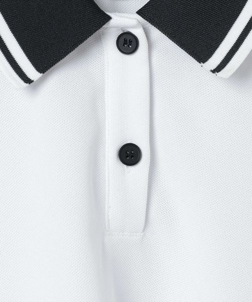 JEANASIS（ジーナシス）の「【Les Fleurs】ネックラインポロLS/592981（ポロシャツ・レディース・ブラック/ホワイト・FREE）」の10枚目の写真