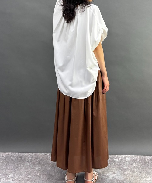 NICOLE white（ニコルホワイト）の「ギャザースカート（スカート・レディース・ブラック/ブラウン・FREE）」の14枚目の写真