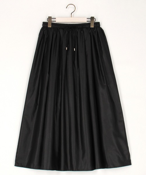 NICOLE white（ニコルホワイト）の「ギャザースカート（スカート・レディース・ブラック/ブラウン・FREE）」の8枚目の写真