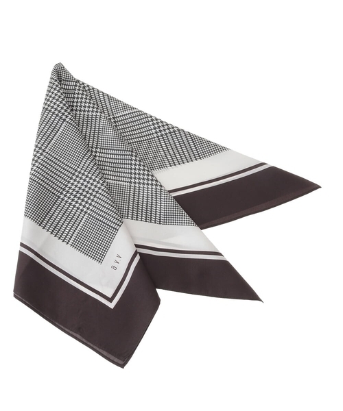 a.v.v（アーヴェヴェ）の「シルクスカーフ（ストール/ショール・レディース・ブラック/ブラウン・38）」の4枚目の写真