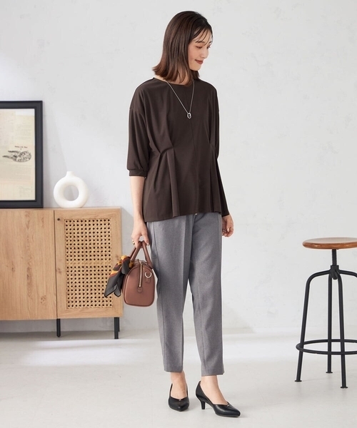 a.v.v（アーヴェヴェ）の「シルクスカーフ（ストール/ショール・レディース・ブラック/ブラウン・38）」の10枚目の写真