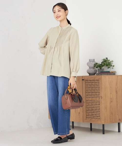 a.v.v（アーヴェヴェ）の「シルクスカーフ（ストール/ショール・レディース・ブラック/ブラウン・38）」の15枚目の写真