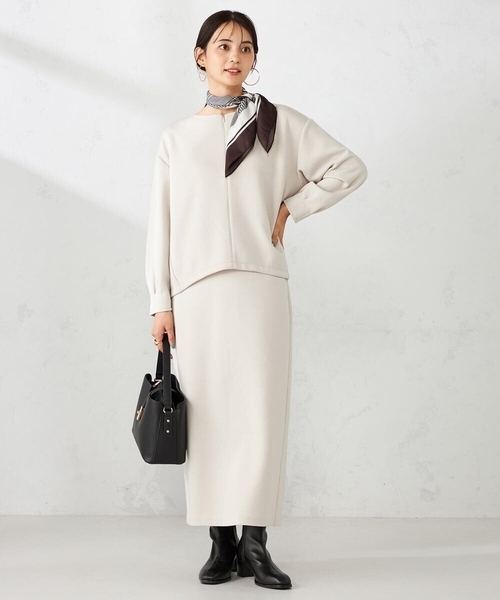 a.v.v（アーヴェヴェ）の「シルクスカーフ（ストール/ショール・レディース・ブラック/ブラウン・38）」の19枚目の写真