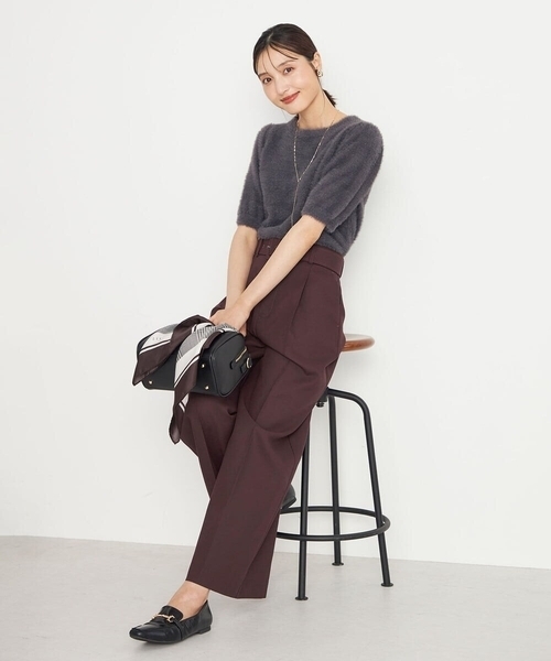 a.v.v（アーヴェヴェ）の「シルクスカーフ（ストール/ショール・レディース・ブラック/ブラウン・38）」の22枚目の写真