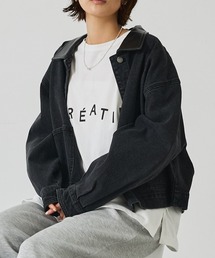 abahouse mavie | デニム/カツラギショートカバーオール(デニムジャケット)