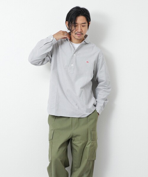 DANTON(ダントン)の「【DANTON/ダントン】DT-B0282 OXP ROUND COLLAR SHIRT 25AW(シャツ/ブラウス・メンズ・ブルー系その他/グリーン系その他/ブラック系その他・38/40/42/44)」の5枚目の写真