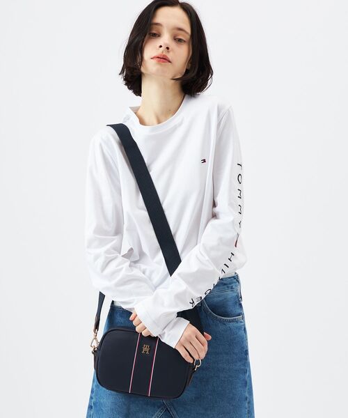 TOMMY HILFIGER(トミーヒルフィガー)の「ポペットカメラバッグ(ボディバッグ/ウエストポーチ・レディース・ブルー・FREE)」の11枚目の写真