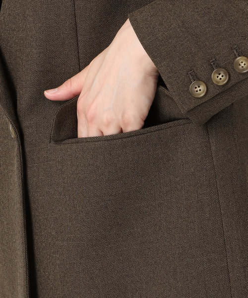 JOURNAL STANDARD relume（ジャーナルスタンダード　レリューム）の「《追加》シャークツイードテーラードジャケット（テーラードジャケット・レディース・ブラウン・36/38）」の14枚目の写真