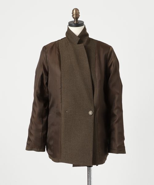 追加》シャークツイードテーラードジャケット（テーラードジャケット