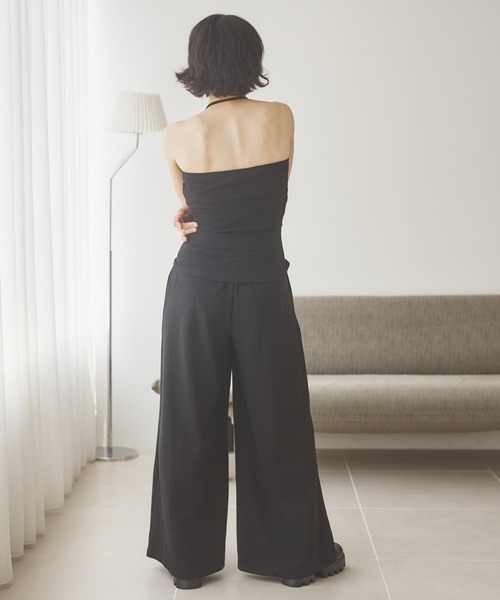 LAULEN(ローレン)の「belt ribbon bustier set up /ベルトリボンビスチェセットアップ(セットアップ・レディース・グレー/ブラック/アイボリー・FREE)」の21枚目の写真