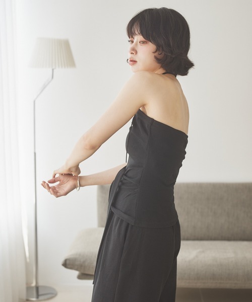 belt ribbon bustier set up /ベルトリボンビスチェセットアップ