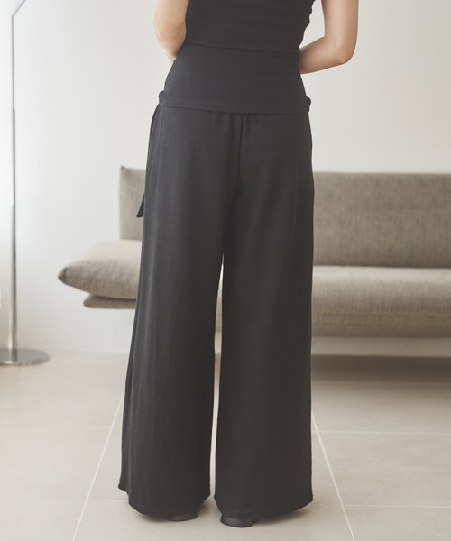 LAULEN(ローレン)の「belt ribbon bustier set up /ベルトリボンビスチェセットアップ(セットアップ・レディース・グレー/ブラック/アイボリー・FREE)」の4枚目の写真