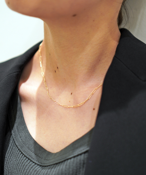 Garden of Eden（ガーデンオブエデン）の「【GARDEN OF EDEN/ガーデン オブ エデン】9KG squarechainNecklace 40cm（ネックレス・レディース・ゴールド・5）」の3枚目の写真