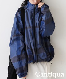 antiqua（アンティカ）の「チェック柄ブルゾン（ブルゾン）」