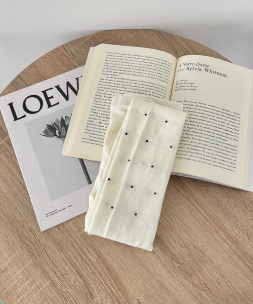 CLEA（クレア）の「ドット柄タイツ（タイツ/ストッキング・レディース・ホワイト/ブラック/チャコールグレー/グレー・FREE）」の10枚目の写真