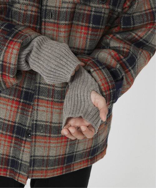 JOURNAL STANDARD relume（ジャーナルスタンダード　レリューム）の「ハミルトン ウール ガーター ハンドウォーマー（その他小物・メンズ・パープル/グレー/ブラック系その他・FREE）」の9枚目の写真