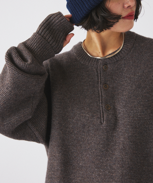 JOURNAL STANDARD relume（ジャーナルスタンダード　レリューム）の「ハミルトン ウール ガーター ハンドウォーマー（その他小物・メンズ・パープル/グレー/ブラック系その他・FREE）」の11枚目の写真