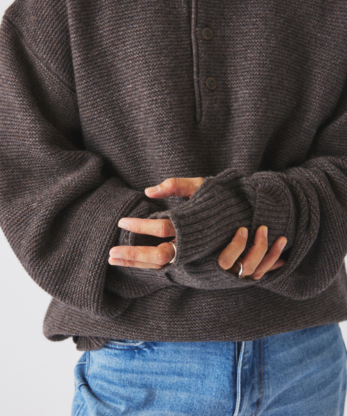 JOURNAL STANDARD relume（ジャーナルスタンダード　レリューム）の「ハミルトン ウール ガーター ハンドウォーマー（その他小物・メンズ・パープル/グレー/ブラック系その他・FREE）」の14枚目の写真