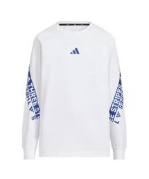 adidas | adidas/アディダス 長袖 Tシャツ ロンT キッズ ワーディングパック ルーズフィット シングルジャージー W6496(Tシャツ/カットソー)