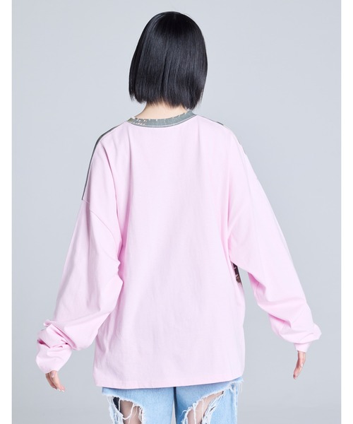 Little sunny bite(リトルサニーバイト)の「《Little Sunny Bite》photo long tee(Tシャツ/カットソー・レディース・ブラック/ピンク/グリーン・SMALL/MEDIUM)」の19枚目の写真
