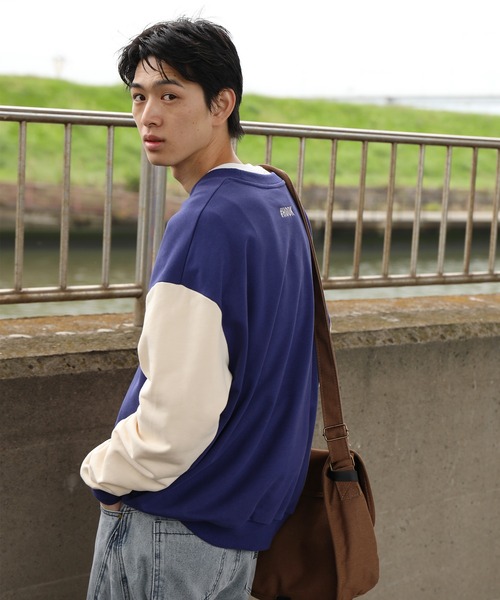 HOOK(フック)の「HOOK -original- キャラクタープリント クルーネックスウェット(スウェット・メンズ・ライトブルー/ブルー・X-LARGE/LARGE/MEDIUM)」の8枚目の写真