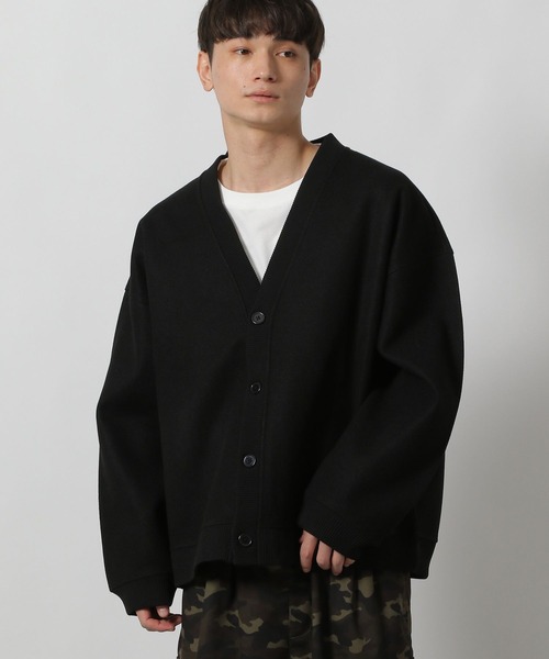 LAKOLE（ラコレ）の「カットメルトンカーデ長袖 / 572443（カーディガン/ボレロ・メンズ・ブラウン/ライトグレー/ブラック/ライトブルー・LARGE/MEDIUM）」の20枚目の写真