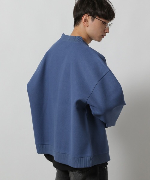 LAKOLE（ラコレ）の「カットメルトンカーデ長袖 / 572443（カーディガン/ボレロ・メンズ・ブラウン/ライトグレー/ブラック/ライトブルー・LARGE/MEDIUM）」の5枚目の写真