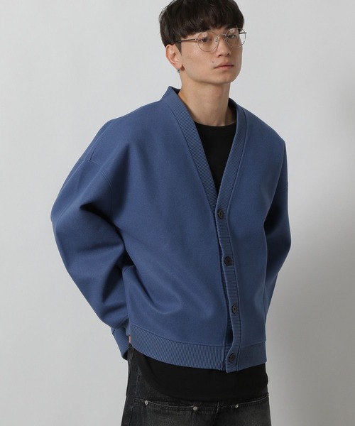 LAKOLE（ラコレ）の「カットメルトンカーデ長袖 / 572443（カーディガン/ボレロ・メンズ・ブラウン/ライトグレー/ブラック/ライトブルー・LARGE/MEDIUM）」の6枚目の写真