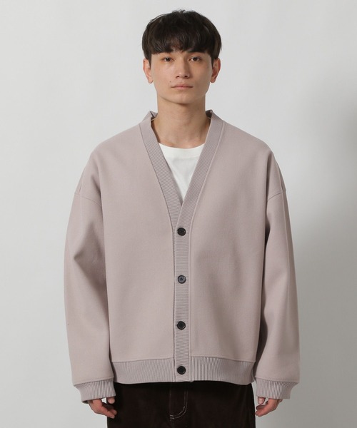 LAKOLE（ラコレ）の「カットメルトンカーデ長袖 / 572443（カーディガン/ボレロ・メンズ・ブラウン/ライトグレー/ブラック/ライトブルー・LARGE/MEDIUM）」の7枚目の写真