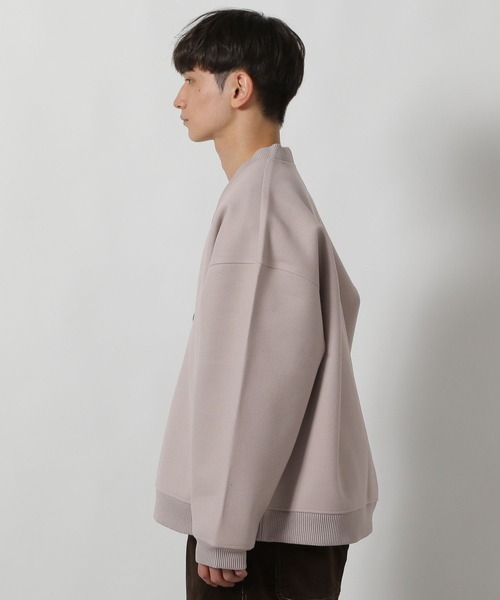 LAKOLE（ラコレ）の「カットメルトンカーデ長袖 / 572443（カーディガン/ボレロ・メンズ・ブラウン/ライトグレー/ブラック/ライトブルー・LARGE/MEDIUM）」の8枚目の写真