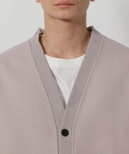 LAKOLE（ラコレ）の「カットメルトンカーデ長袖 / 572443（カーディガン/ボレロ・メンズ・ブラウン/ライトグレー/ブラック/ライトブルー・LARGE/MEDIUM）」の10枚目の写真