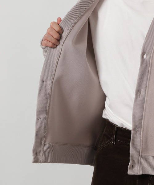 LAKOLE（ラコレ）の「カットメルトンカーデ長袖 / 572443（カーディガン/ボレロ・メンズ・ブラウン/ライトグレー/ブラック/ライトブルー・LARGE/MEDIUM）」の14枚目の写真