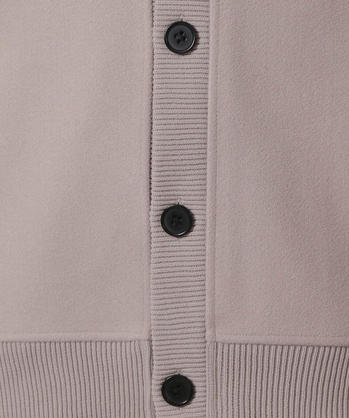 LAKOLE（ラコレ）の「カットメルトンカーデ長袖 / 572443（カーディガン/ボレロ・メンズ・ブラウン/ライトグレー/ブラック/ライトブルー・LARGE/MEDIUM）」の16枚目の写真