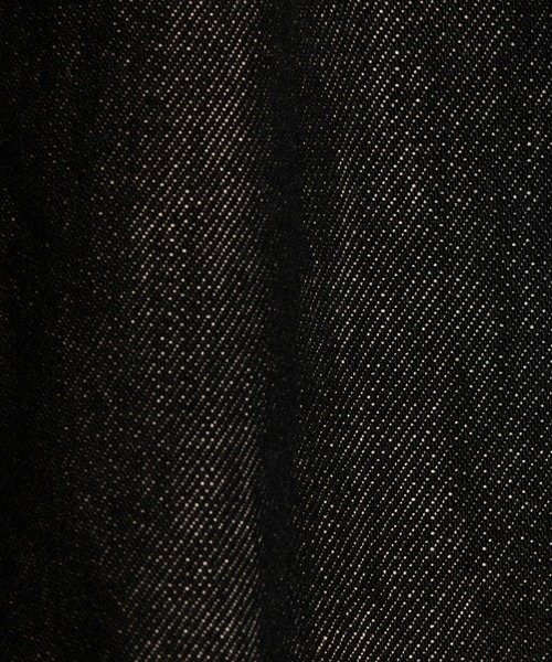 info. BEAUTY&YOUTH（インフォビューティアンドユース）の「【マルチサイズ】ツイスト デニム マチ付き ワイド テーパード パンツ（デニムパンツ・メンズ・ナチュラル/ブラック/インディゴブルー・マルチサイズ）」の10枚目の写真