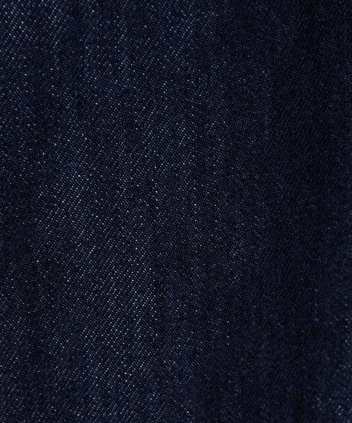 info. BEAUTY&YOUTH（インフォビューティアンドユース）の「【マルチサイズ】ツイスト デニム マチ付き ワイド テーパード パンツ（デニムパンツ・メンズ・ナチュラル/ブラック/インディゴブルー・マルチサイズ）」の5枚目の写真