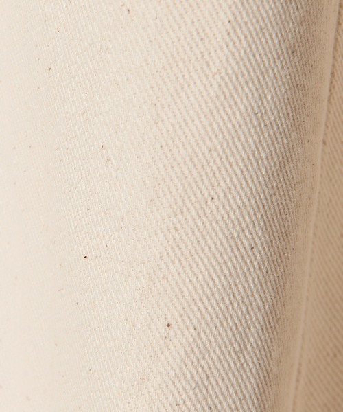 info. BEAUTY&YOUTH（インフォビューティアンドユース）の「【マルチサイズ】ツイスト デニム マチ付き ワイド テーパード パンツ（デニムパンツ・メンズ・ナチュラル/ブラック/インディゴブルー・マルチサイズ）」の4枚目の写真