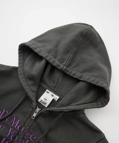 COLOR SCHEME COMPACT ZIP UP HOODIE（パーカー）｜X-girl（エックス
