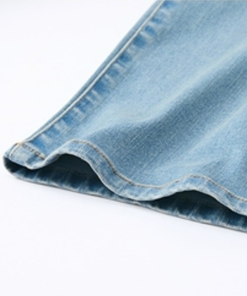 Petitjo（プッチージョ）の「小さいサイズ　すごく伸びるストレートデニム　低身長さん・小柄女性（デニムパンツ・レディース・ネイビー/ブルー・PM/PSS/PS/PL）」の21枚目の写真