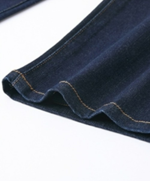 Petitjo（プッチージョ）の「小さいサイズ　すごく伸びるストレートデニム　低身長さん・小柄女性（デニムパンツ・レディース・ネイビー/ブルー・PM/PSS/PS/PL）」の22枚目の写真