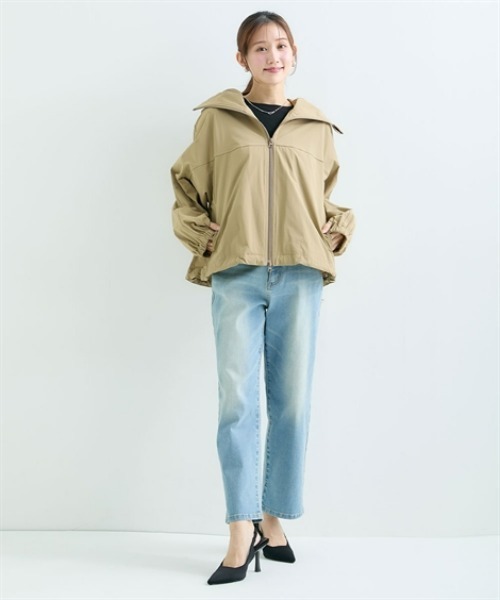 Petitjo(プッチージョ)の「小さいサイズ すごく伸びるストレートデニム 低身長さん・小柄女性(デニムパンツ・レディース・ネイビー/ブルー・PM/PSS/PS/PL)」の9枚目の写真