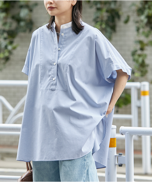 ジャーナルスタンダード SO フロントブザムハーフスリーブシャツ フロントブザムハーフスリーブシャツ（シャツ/ブラウス）｜JOURNAL