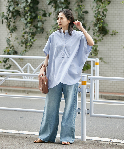 フロントブザムハーフスリーブシャツ（シャツ/ブラウス）｜JOURNAL