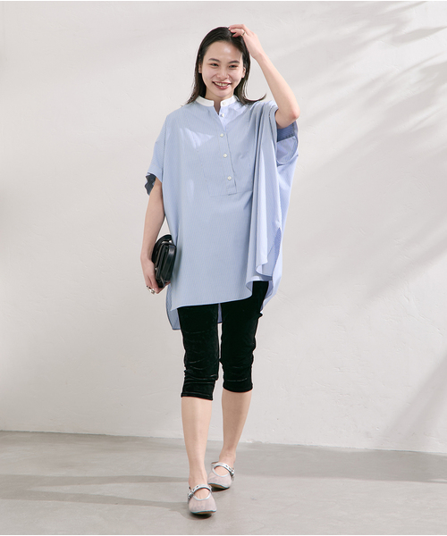 フロントブザムハーフスリーブシャツ（シャツ/ブラウス）｜JOURNAL