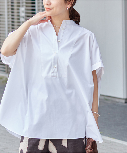 フロントブザムハーフスリーブシャツ（シャツ/ブラウス）｜JOURNAL