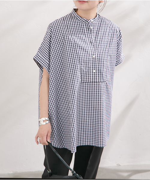 ジャーナルスタンダード SO フロントブザムハーフスリーブシャツ JOURNAL STANDARD ブラウス シャツ フロントブザムハーフ