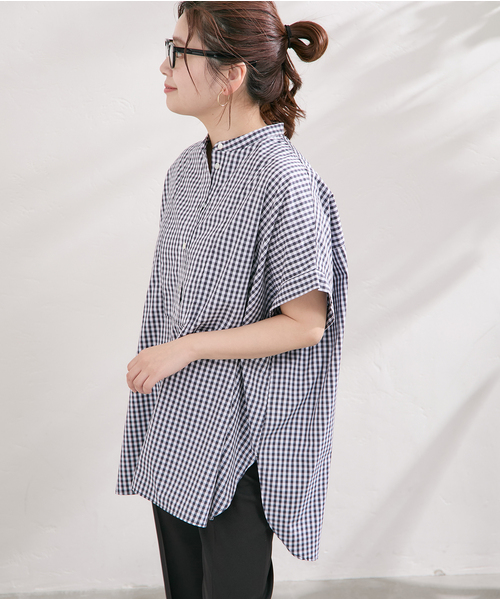 フロントブザムハーフスリーブシャツ（シャツ/ブラウス）｜JOURNAL