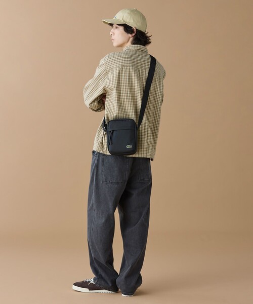 LACOSTE（ラコステ）の「オーバーサイズフィットチェックフランネルシャツ（シャツ/ブラウス・メンズ・ベージュ・38/39/41/40）」の19枚目の写真