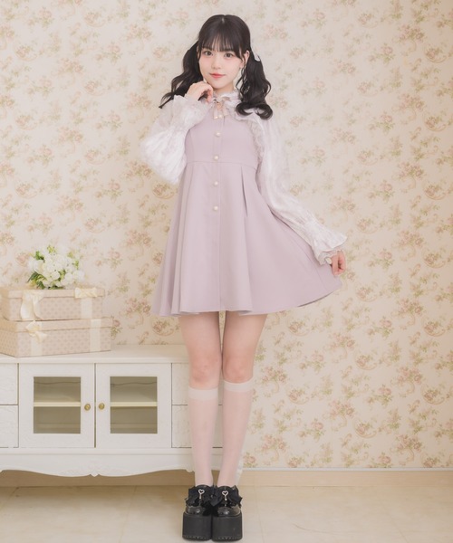 花柄シアーラッフルワンピース（ワンピース）｜ROJITA（ロジータ）の