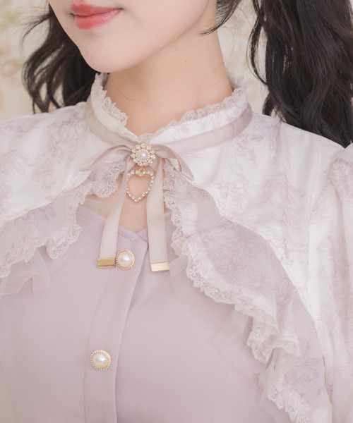 花柄シアーラッフルワンピース 花柄シアーラッフルワンピース（ワンピース）｜ROJITA（ロジータ）の